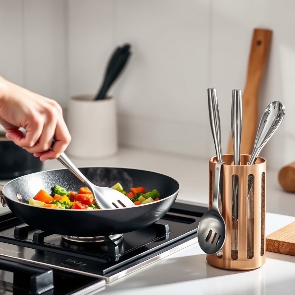 stainless utensils