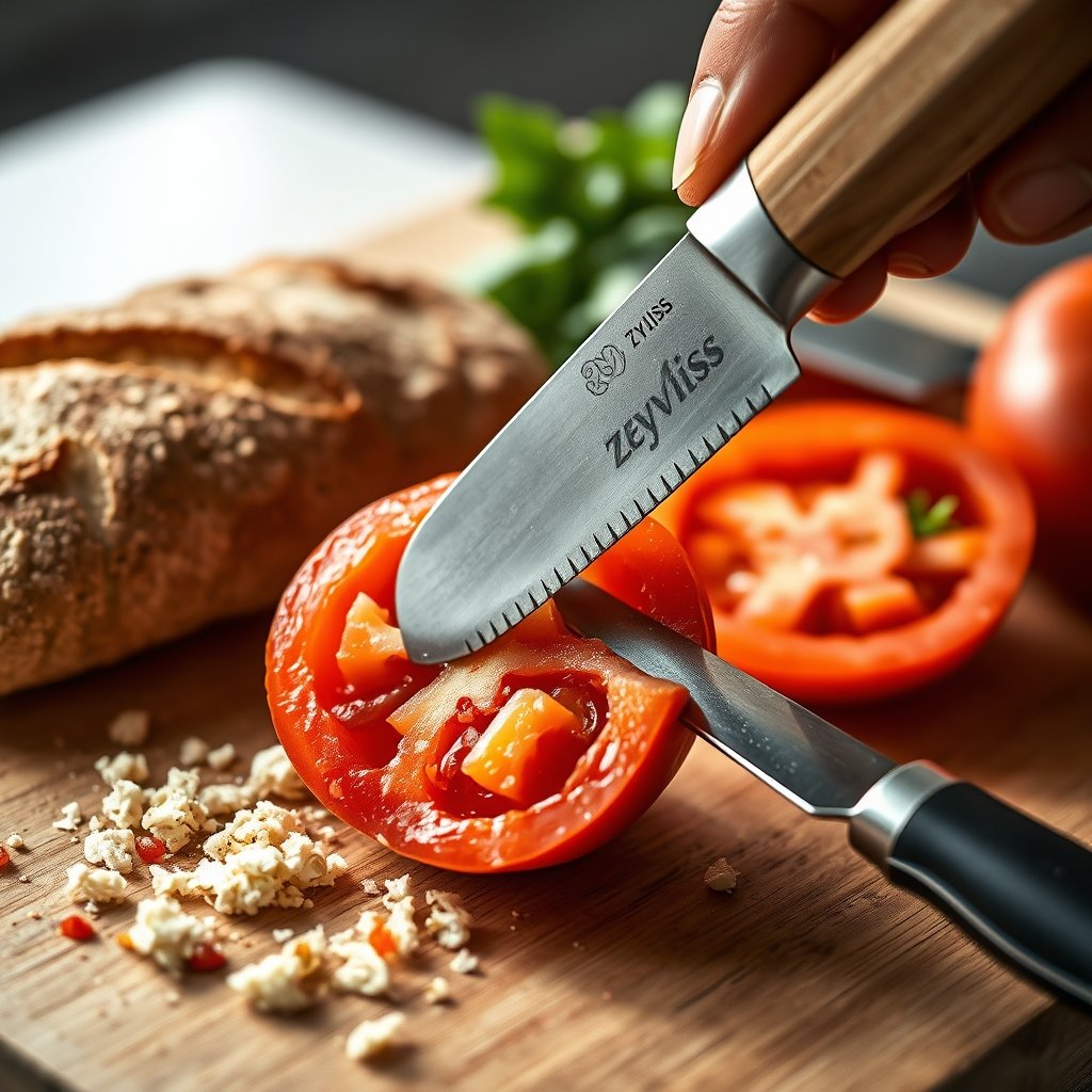 serrated knife