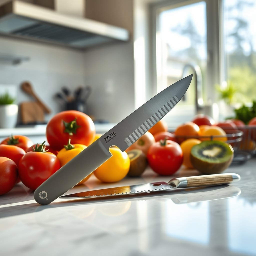 serrated knife
